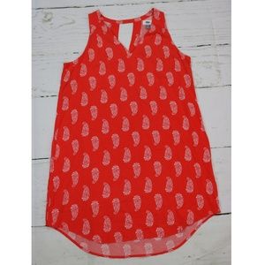 NWT Old Navy Flaming Tulip V-Neck Dress